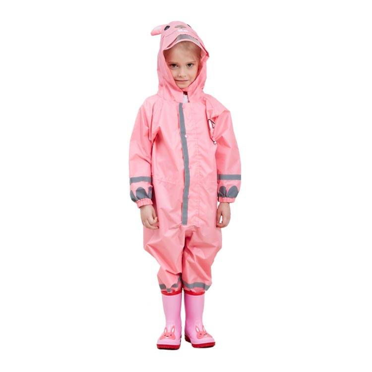 レインコート キッズ カッパ レインコート 上下セット レインパンツ かわいい 通学 レインパーカ 動物服 合羽 撥水加工 雨具 自転車 子供用 誕生日