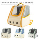 2WAY ペット お出かけ ペットリュック 猫 外出 犬 防災 大きめ ペットバッグ ペットキャリーバッグ リュック キャリー リュックキャリー ペットキャリー...