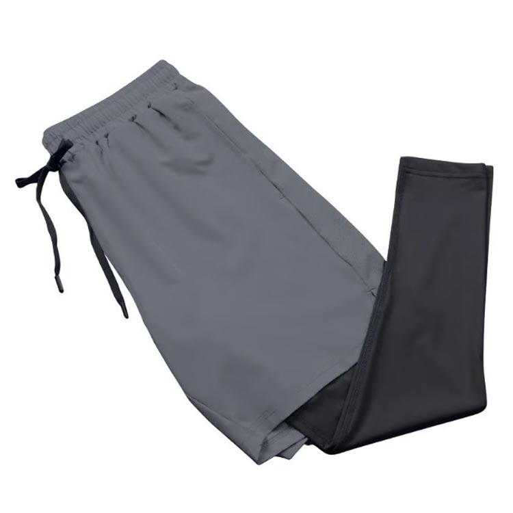 メンズ レギンス ショートパンツ付き スポーツウェア ハーフパンツ付きレギンス 大きいサイズ フェイクレイヤード 重ね着 ジョギング ジム フィットネス トレーニング 紫外線対策 日焼け予防