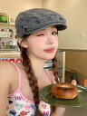 【20倍ポイント祭】期間限定!キャスケット 帽子 春夏の新型カウボーイ 帽子 レディース は顔が小さくてかわいいファッションに合わせてベレー帽画家帽の 帽子