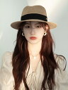 【20倍ポイント祭】期間限定!麦わら帽子 レディース 帽子 コーディネートしやすい 30代 40代 50代 60代 春夏秋 麦わらハット大きめ 遮光 夏 バケットハット 麦わら つば広 UV リボン おしゃれ リゾート ハット プレゼント エレガント