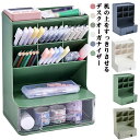 【20倍ポイント祭】期間限定!文房具 デスクオーガナイザー 無地 多機能 ペン立て 引き出し ペンホルダー デスク 小物ケース オフィス収納 卓上収納 小学生 小物入れ 斜め 収納ボックス 事務用品 机上整理 仕事 学校 子供 コスメ 中学生 高校生(3)