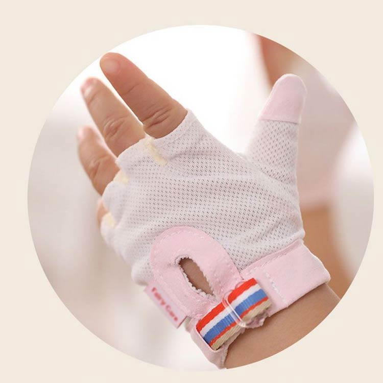 指しゃぶり てぶくろ 手袋 幼児 おしゃぶりガード やめさせる 防止 矯正器 悪習癖 防止グッズ 指しゃぶり対策 爪噛み防止 癖 補正 歯がため 赤ちゃん ベビー 指しゃぶり 子ども 子供