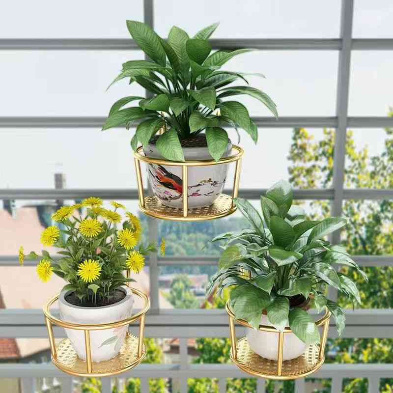 乐天商城 - 【26日迄】最大15倍フラワースタンド プラントホルダー 3個セット 吊り下げ 植木鉢 フラワーラック 園芸ラック ベランダ バルコニー 家庭菜園 観葉植物 鉢スタンド 屋内 北欧 ガーデン雑貨