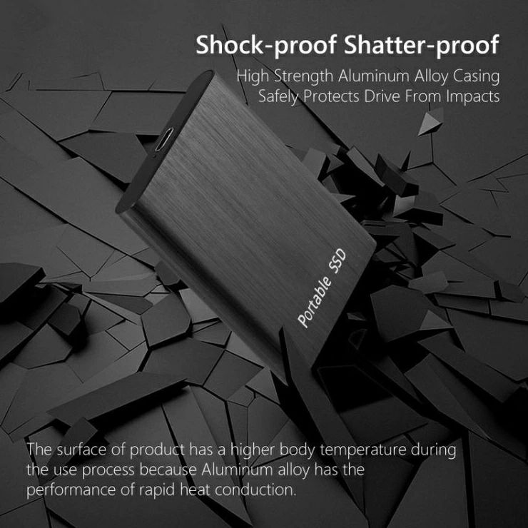 SSD 1TB ���� �ݡ����֥�SSD ���դ��ϡ��ɥǥ��� USB-A/USB-Cξ�б� 500GB Ķ�����ݡ����֥� �ϡ��ɥǥ����� 2TB USB3.1 Type-C �б� ���ޥ۸ߴ��� �Ѿ׷�