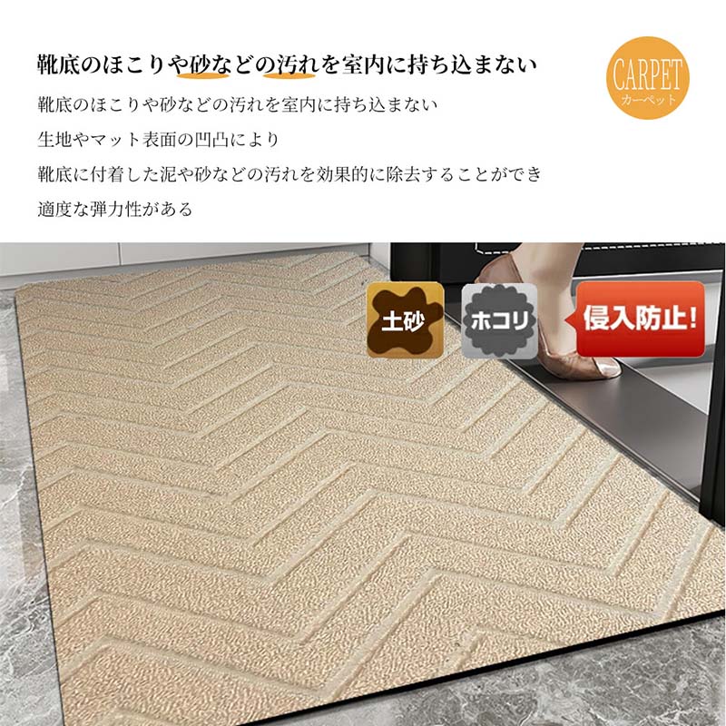 【スーパーSALE半額】玄関マット 泥落とし 屋外 屋内 大きいサイズ 90x60cm 無地 業務用 家庭用 3色 ドアマット ウェルカムマット フロアマット 大判 店舗用品 オフィス用品 飲食店 事務所 ガーデニング エクステリア 特大サイズ 室外 室内 おしゃれ [2]