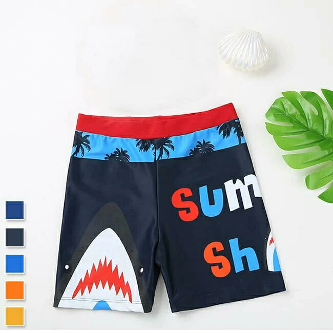 Rakuten - 子供 水着 ショートパンツ 男児 トランクス 男の子 水泳服 サーフパンツ ベビー 水泳パンツ ジュニア
