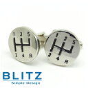 BLITZ カフス カフスボタン シルバー シフトノブ 車 MT スポーツカー メンズ カフリンクス CUFFS CUFFLINKS スーツ おしゃれ 紳士 [...