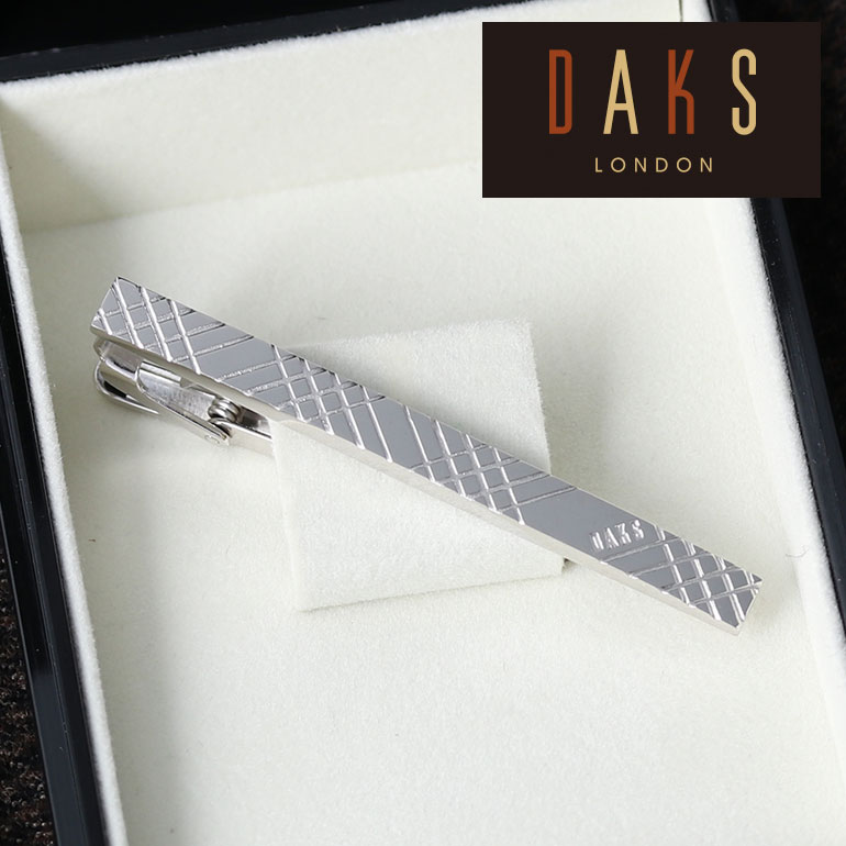 ネクタイピン DAKS LONDON ダックス タイピン タイバー メンズ 紳士用 アクセサリー ビジネス フォーマル 結婚式 DT3030 [専用ボックス ギフト プレゼント ブランド お祝い] 就職祝い 卒業祝い 彼氏 誕生日 贈り物