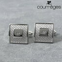 Andre Courreges アンドレ クレージュ カフス カフスボタン シルバー メンズ カフリンクス CUFFS CUFFLINKS ブランド スーツ お...