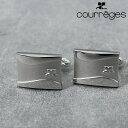 【Andre Courreges】 アンドレ クレージュ カフス ブランド カフスボタン シルバー メンズ カフリンクス CUFFS CUFFLINKS リンク...
