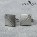 Andre Courreges アンドレ クレージュ カフス カフスボタン シルバー メンズ カフリンクス CUFFS CUFFLINKS ブランド スーツ お...