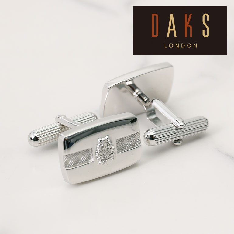 カフスボタン DAKS LONDON ダックス カフリンクス カフス メンズ 紳士用 アクセサリー ビジネス フォーマル 結婚式 専用ボックス DC10067 彼氏 誕生日 プレゼント ギフト ブランド フォーマル 就職祝い 男性 結婚式 ギフト 送料無料 お祝い返し