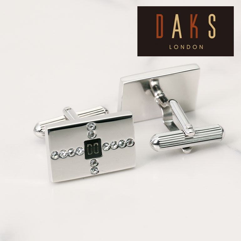 カフスボタン DAKS LONDON ダックス カフリンクス カフス メンズ 紳士用 アクセサリー ビジネス フォーマル 結婚式 専用ボックス DC12034 彼氏 誕生日 プレゼント ギフト ブランド フォーマル 就職祝い 男性 結婚式 ギフト 送料無料 お祝い返し