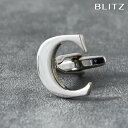 BLITZ カフス カフスボタン バラ売り シルバー アルファベット C メンズ カフリンクス CUFFS CUFFLINKS スーツ おしゃれ 紳士 [ シン...