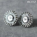 BLITZ カフス カフスボタン シルバー チェーン サークル メンズ カフリンクス CUFFS CUFFLINKS スーツ おしゃれ 紳士 [ シンプル ビジ...