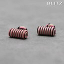 BLITZ カフス カフスボタン ラバー ゴム 紐 ブラック ピンク ベージュ 俵型 メンズ カフリンクス CUFFS CUFFLINKS スーツ おしゃれ 紳...