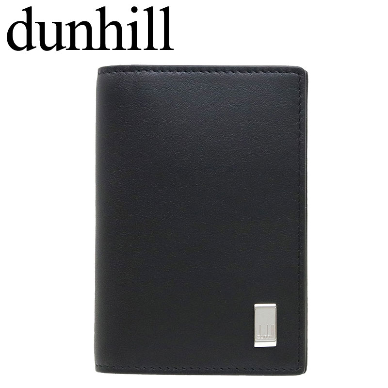【Dunhill】 カ-ドケ-ス 名刺入れ ダンヒル 革小物 サイドカー Sidecar メンズ カ-ドケ-ス 名刺入れ ブラック/シルバー 19F2F47AT001R 人気 おすすめ おしゃれ ブランド プレゼント ギフト 卒業式