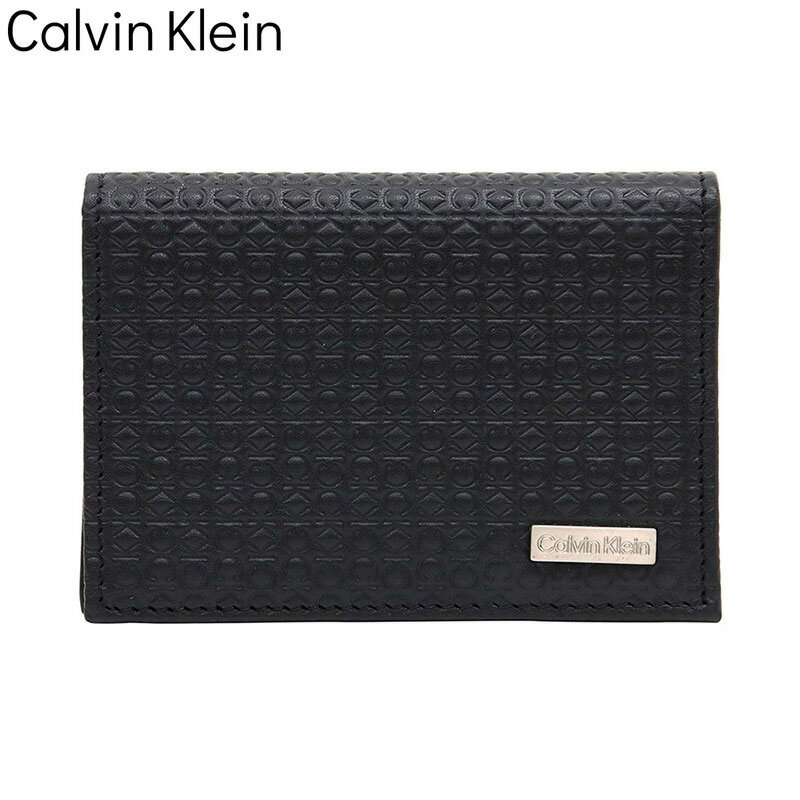 ��Calvin Klein�� ����Х󥯥饤�� �����ɥ����� ̾������ �����ɥ����� �׾�ʪ ̾������ Card Case ��� �����ɥ����� �֥�å� 31...