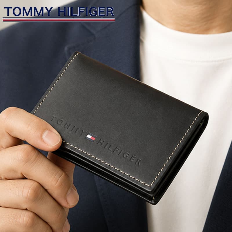 Rakuten - 【Tommy Hilfiger カードケース】 トミー ヒルフィガー 名刺入れ カードケース 名刺入れ カードケース メンズ 名刺入れ ブラウン 31TL20X014-200 人気 おすすめ おしゃれ ブランド プレゼント ギフト 父の日
