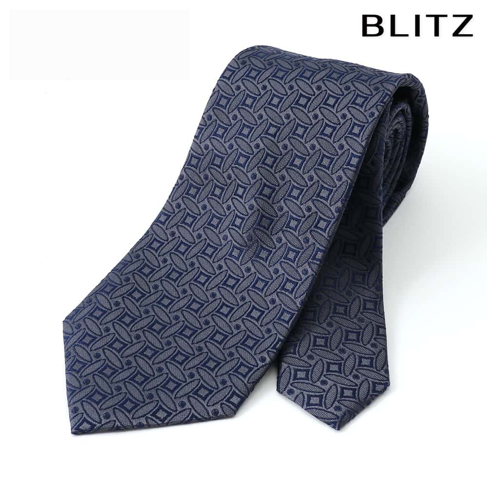 【BLITZ】 ネクタイ シルク 100％ 日本