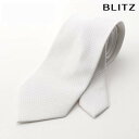 BLITZ ネクタイ 礼装 ウォッシャブル 洗える ホワイト メンズ ワイシャツ スーツ おしゃれ 紳士 [ シンプル ビジネス 仕事 結婚式 就活 人気 ギフ...