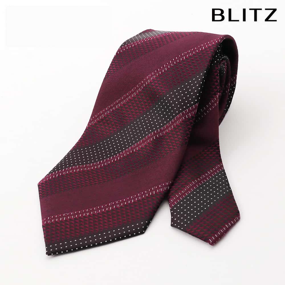 【BLITZ】 ネクタイ ジャガード織 ウ