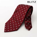 BLITZ ネクタイ ウォッシャブル 洗える 肉球 ワインレッド メンズ ワイシャツ スーツ おしゃれ 紳士 [ シンプル ビジネス 仕事 結婚式 就活 人気 ...