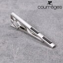 Andre Courreges アンドレ クレージュ ネクタイピン レギュラー シルバー メンズ タイバー タイピン ブランド ネクタイ スーツ おしゃれ [ ...
