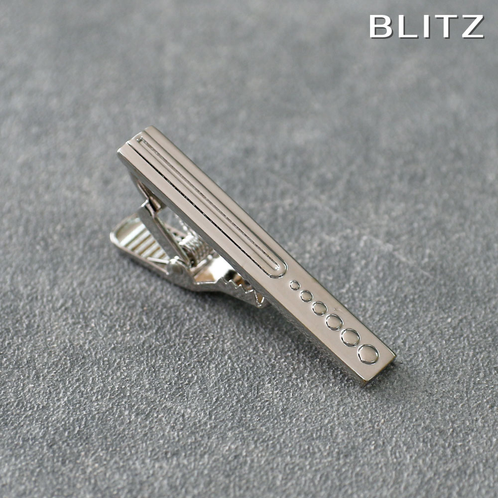 【BLITZ】 ネクタイピン ナロー シル