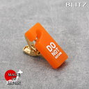 BLITZ ネクタイピン ナロー オレンジ DO NOT メンズ タイバー タイピン ネクタイ スーツ おしゃれ [ シンプル ビジネス 仕事 結婚式 就活 人...