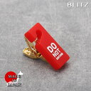 BLITZ ネクタイピン ナロー レッド DO NOT メンズ タイバー タイピン ネクタイ スーツ おしゃれ [ シンプル ビジネス 仕事 結婚式 就活 人気...