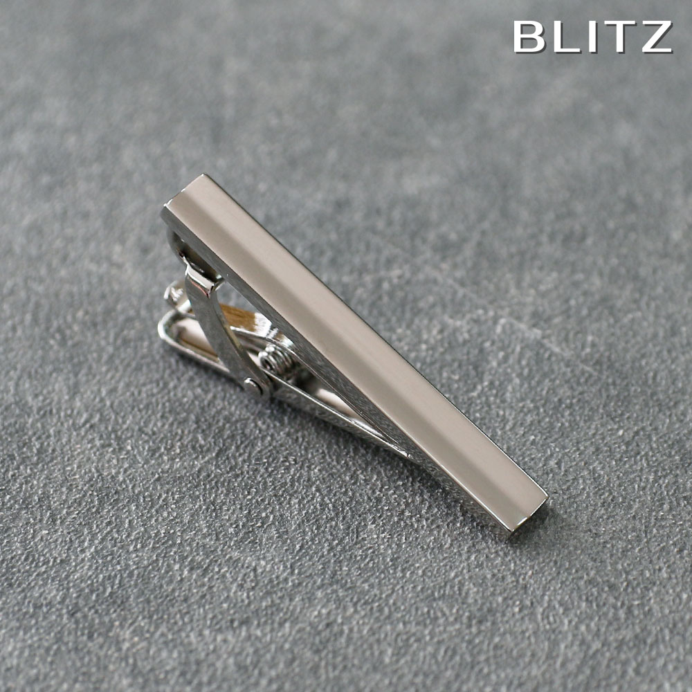 【BLITZ】 ネクタイピン ナロー シル�