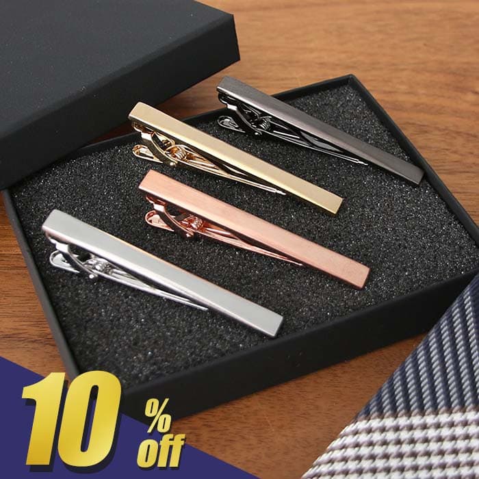 【590円OFF!スーパーSALE期間限定!】 【選べる 3本 セット】 ネクタイピン シンプル タイピン メンズ ..