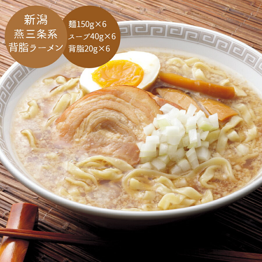 【 送料無料 】新潟　燕三条系　背脂ラーメン グルメ お歳暮 歳暮 御歳暮