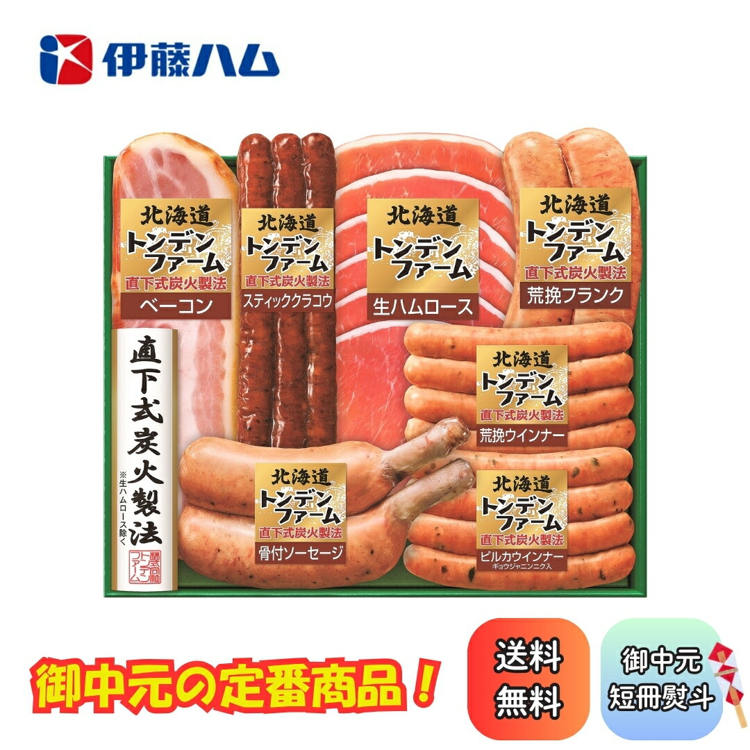樂天商城 - 北海道 トンデンファームギフト TNB-45 [ ハム ソーセージ 焼き豚 詰め合わせ セット ギフト お取り寄せ グルメ クール便 冷蔵 お手軽 御中元 中元 【送料無料】