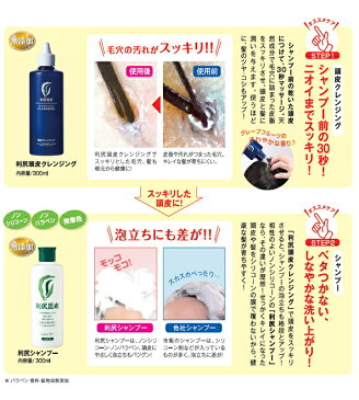 無添加 利尻スカルプケア2点セット頭皮の臭いニオイが気になったら!まずは頭皮改善・洗浄ケア!加齢臭予防にも!髪のコシ・ハリなどの様々なトラブルが気になる方へ利尻シャンプーと利尻頭皮クレンジング2点セット【送料無料】【サスティ】【まとめ買い】