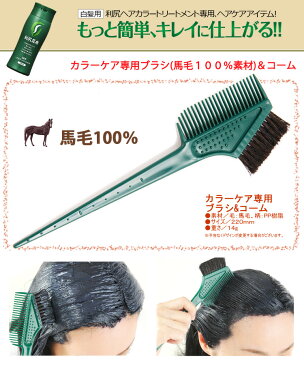 利尻ヘアカラートリートメント【お得な白髪染め4点セット】馬毛100％毛染めブラシ＆専用キャップ敏感肌用 無添加白髪用 利尻昆布エキス！利尻昆布 白髪染め【送料無料】【サスティ】【あす楽未対応】【まとめ買い】