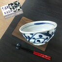 美濃焼 手描きタコ唐草 変形大丼 【17x16x高さ9cm】【riceBowl,made in japan】【bloom-plus】