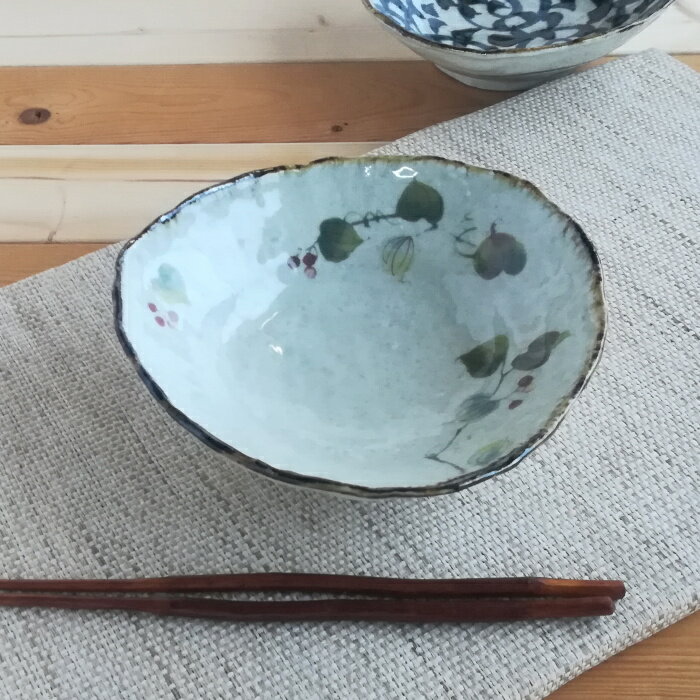 美濃焼 さんきらい多用鉢【19.5x6cm】【土物,鉢,煮物,サラダ,さんきらい,山帰来】【bloom-plus】