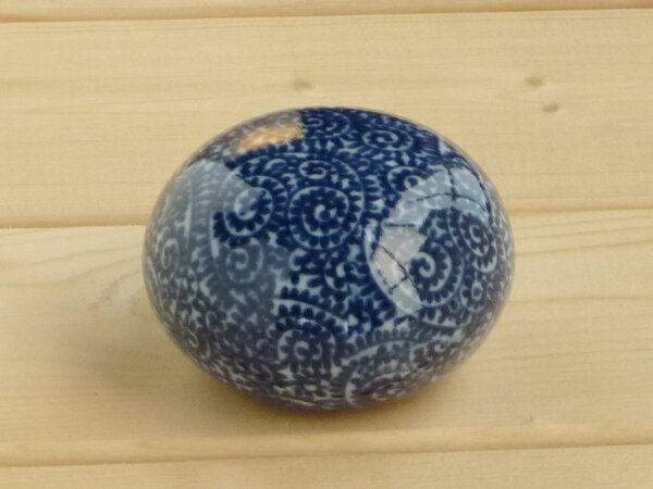 美濃焼 印判手浮き玉 タコ唐草 大【made ...の紹介画像2