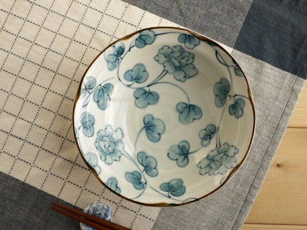 【単品】染付小鉢 花唐草【径14.5x高4.5...の紹介画像2