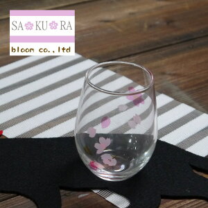単売 ギフト対象外sakuraグラスAシンプル【sakecup,かわいい,桜,グラス,ガラス】【made in japan】【bloom-plus】