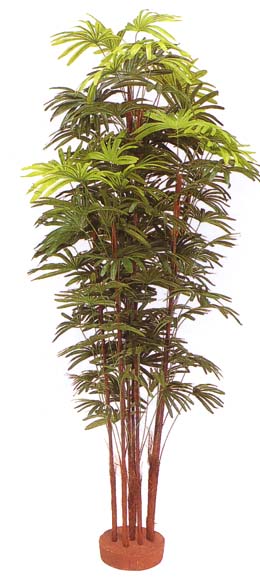 シュロチク 観葉植物 シュロチク 7本立（鉢なし）1.8m（人工）T