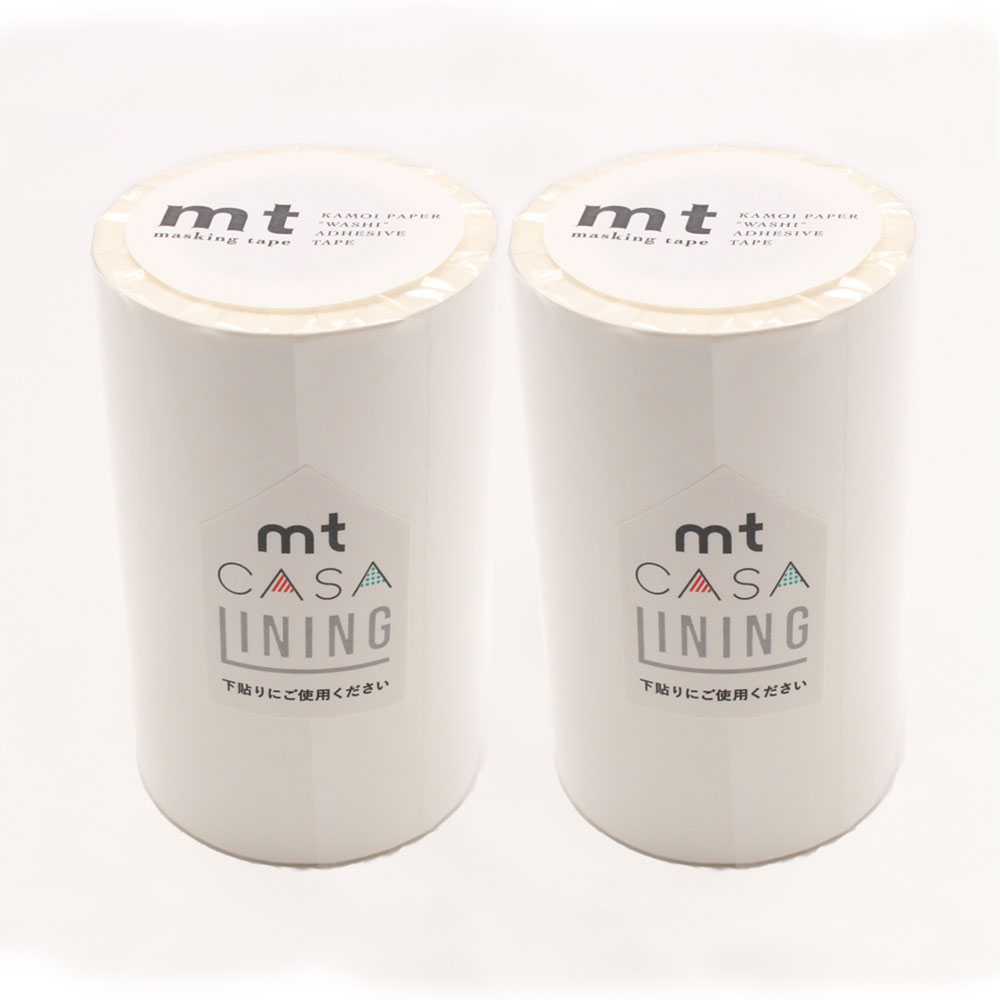 [2個セット] mt CASA LINING 幅10cm x 20m MTCALI02 《 カモ井 mt mt マスキングテープ マステ マスキング 紙テープ 和紙テープ 貼って剥がせる はがせる 100mm 20m 》