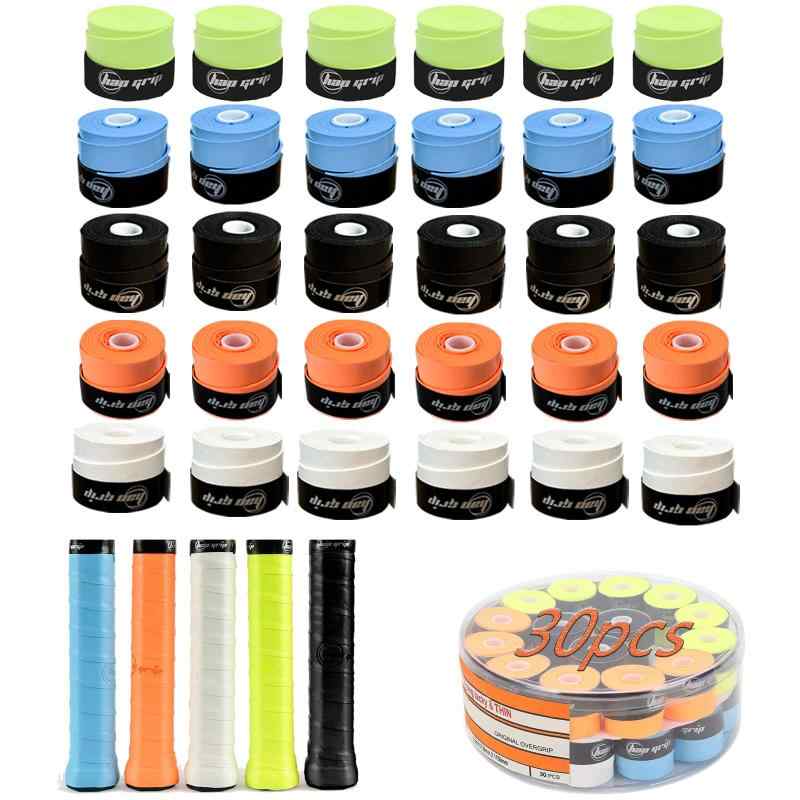 【ウェットタイプ】テニス グリップテープ 30/60本 グリップテープ 滑り止 通気 吸汗性 バドミントン テニスラケット ゴルフ グリップテープ 釣り竿 自転車 野球 ダンベル用 太鼓のバチ ダン