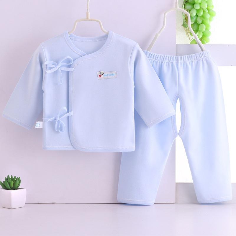 ベビー服 ベビー インナー セットアップ 新生児 男の子 女の子 長袖 前開き ロンパ...