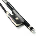 VINGOBOW チェロ用 天然黒い馬毛カーボン弓 Carbon Fiber Cello Bow