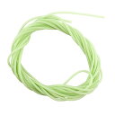 SHADDOCK 夜光チューブ 5M 釣りクッションゴム 釣り仕掛け 2mm 2.5mm 3mm グリーン 絡み防止チューブ 集魚力 ライン保護力UP(4)