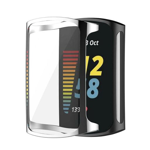 2個 Fitbit用 Charge5用 ケース メッキTPU製 ソフトカバー 6色可選 SOOYEEH プロテクターカバー 耐衝撃 薄型 軽量 脱着簡単 フィットビット用 Charge5用 保護ケース アクセサリー (シルバー) 2個 Fitbit用 Charge5用 ケース メッキTPU製 ソフトカバー 6色可選 SOOYEEH プロテクターカバー 耐衝撃 薄型 軽量 脱着簡単 フィットビット用 Charge5用 保護ケース アクセサリー (シルバー)